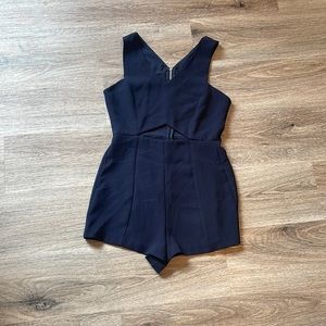 Navy Romper